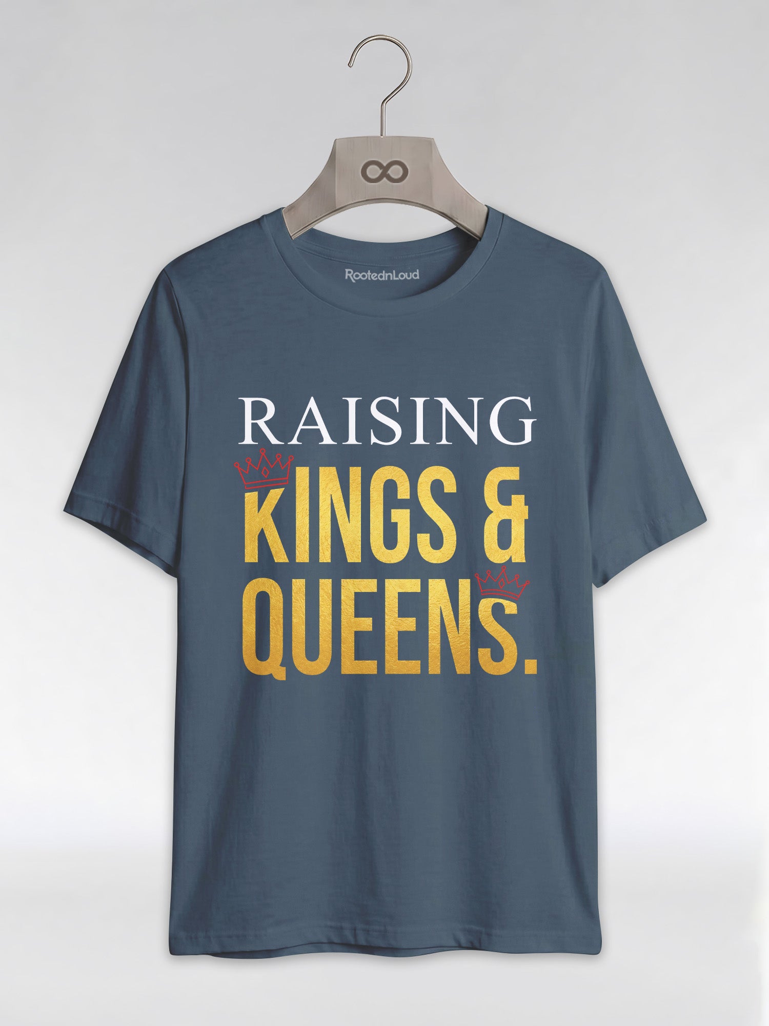 Raising Kings And Queens: Proud Black Parents Graphic T-Shirt - RootednLoud