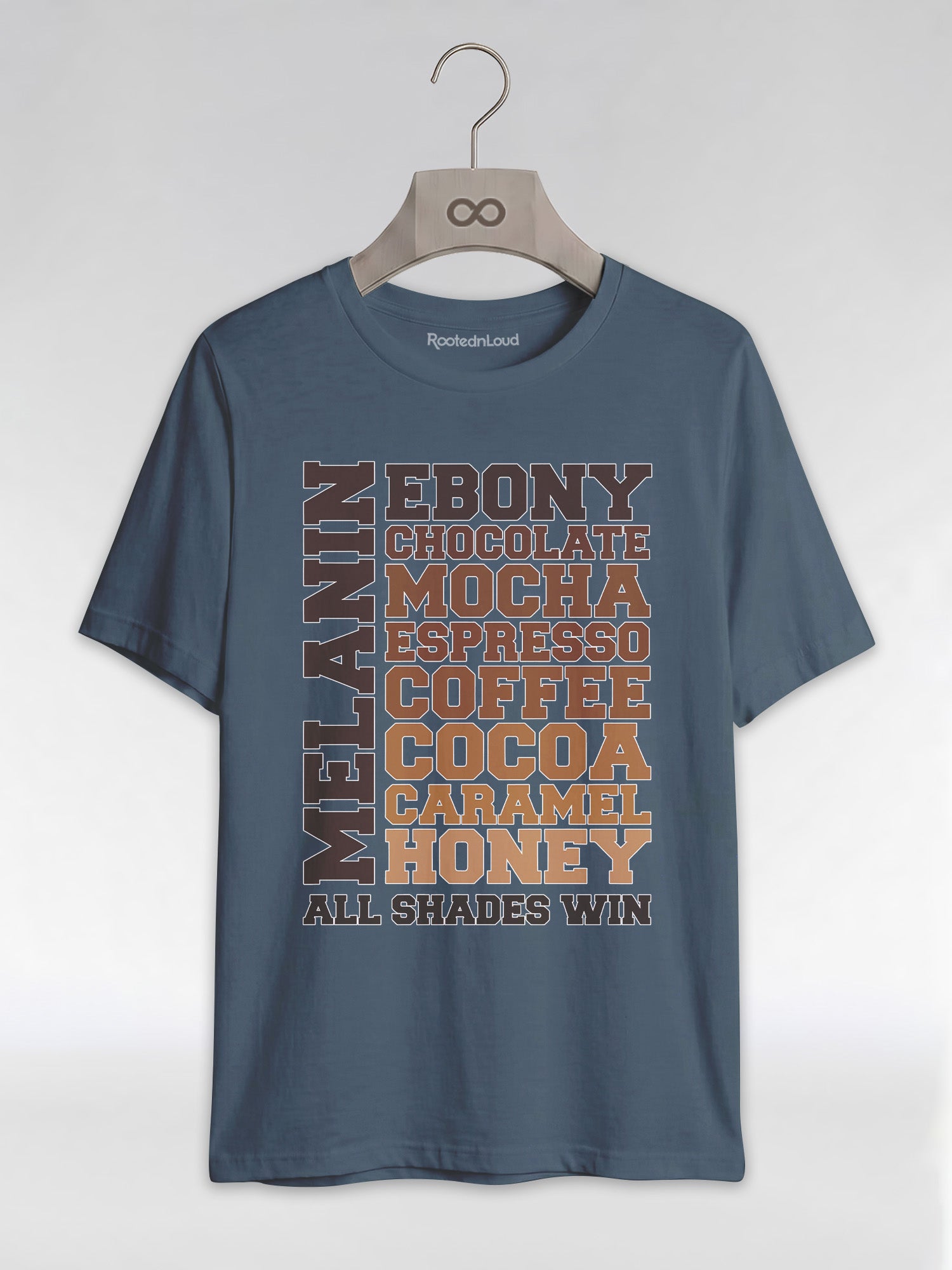 Melanin All Shades Win - Black Queen Graphic T-Shirt - RootednLoud