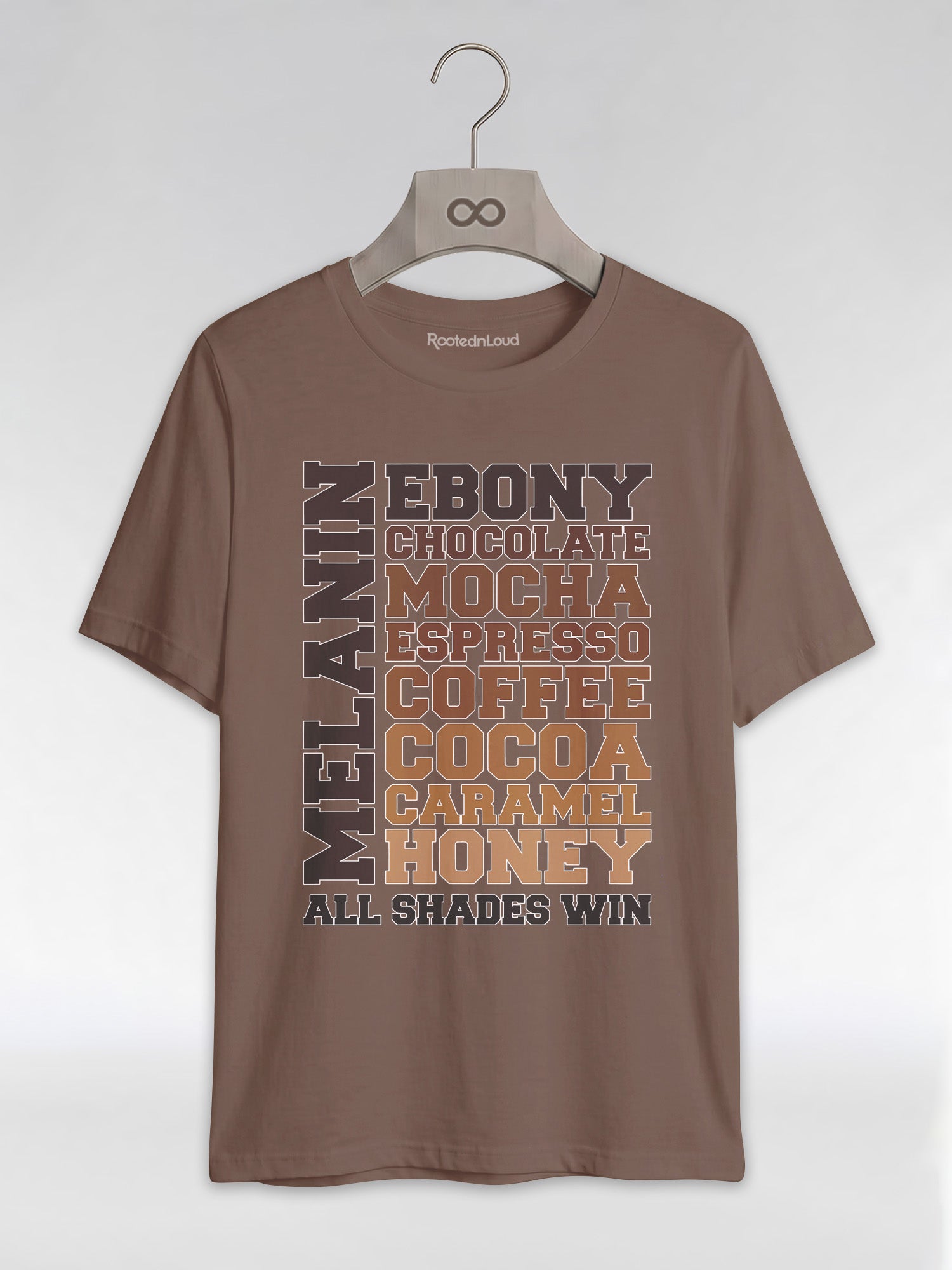 Melanin All Shades Win - Black Queen Graphic T-Shirt - RootednLoud