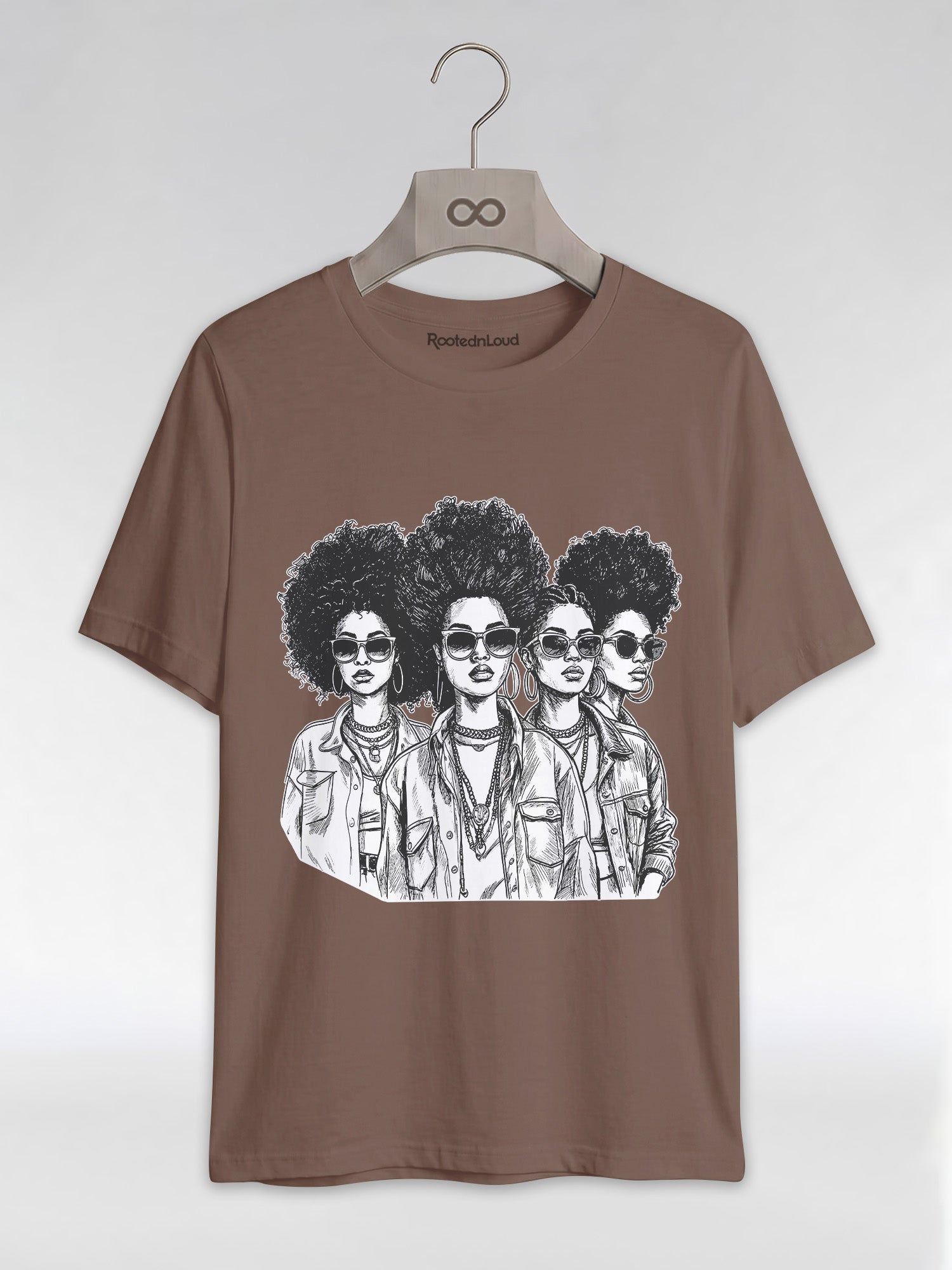 Black Girl Magic: The Ultimate Squad Goals Graphic T-Shirt - RootednLoud