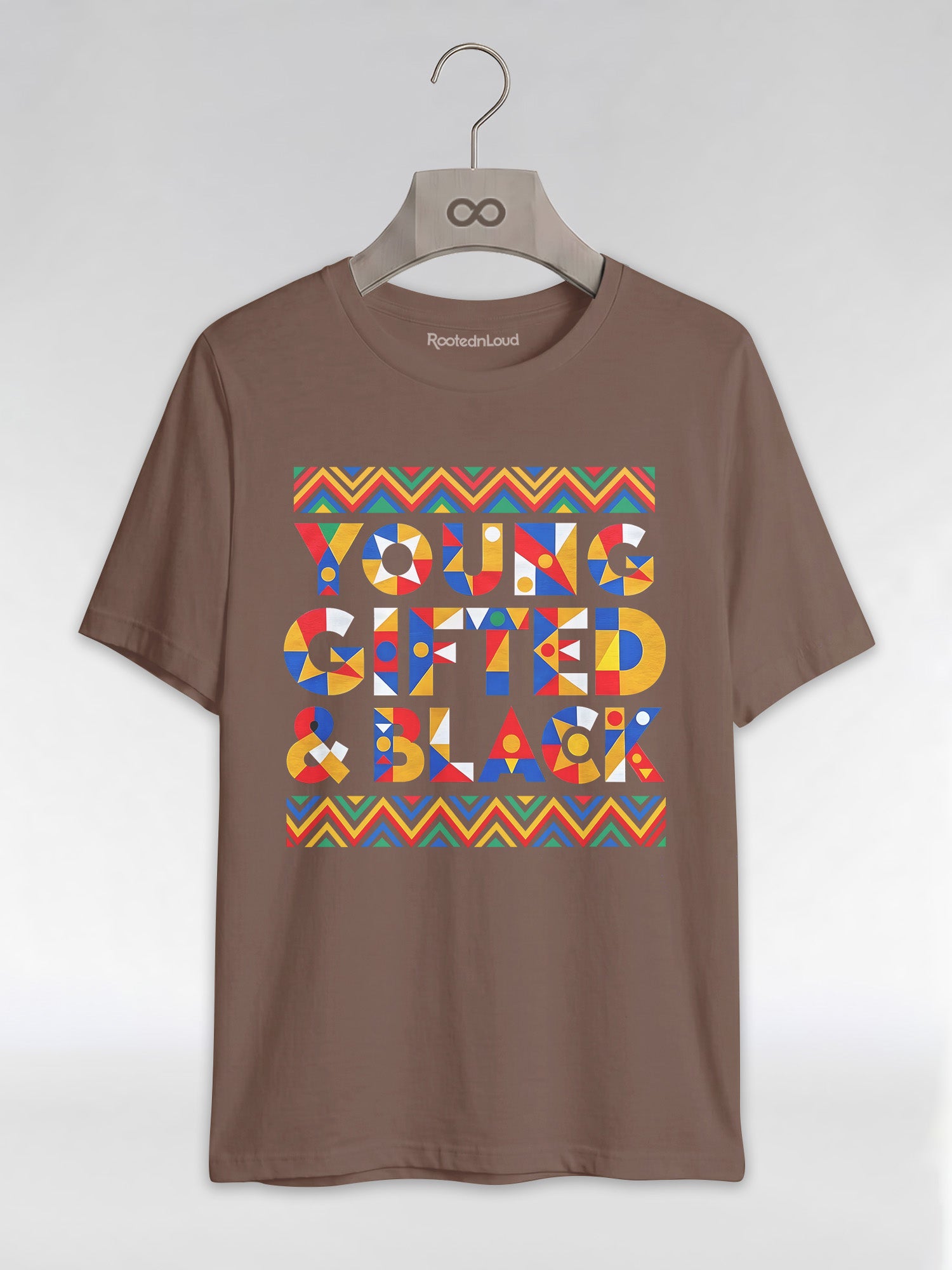 Black Excellence Apparel: Young Gifted and Black Tribal Graphic T-Shirt - RootednLoud