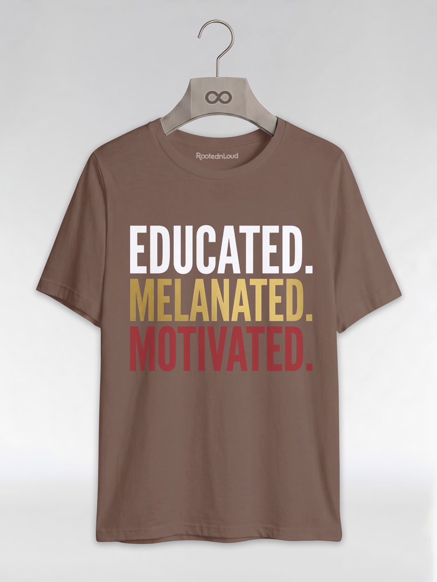 Educated Melanated Motivated: Black Excellence Graphic T-Shirt - RootednLoud
