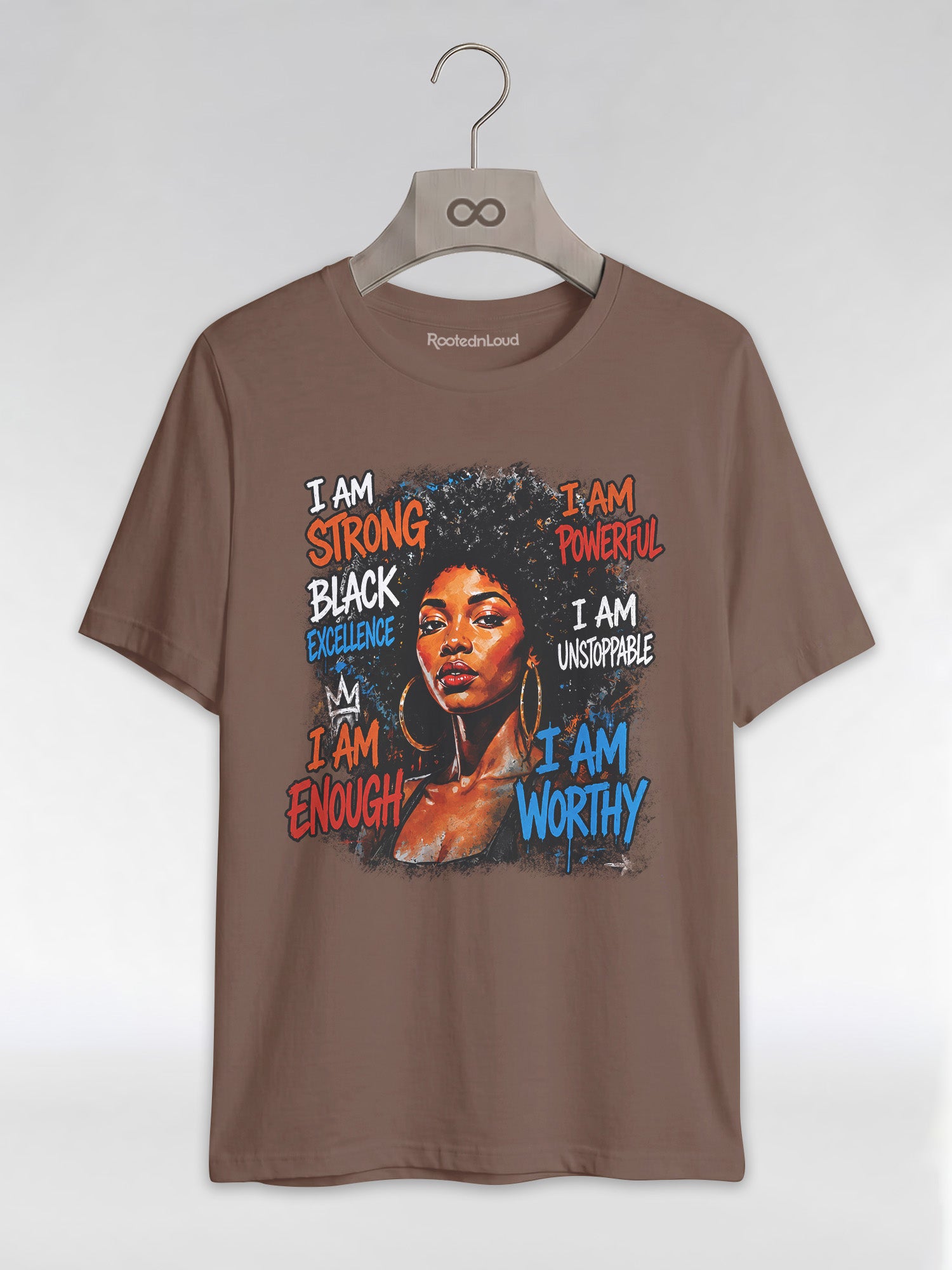 I Am Unstoppable: Black Excellence Graphic T-Shirt - RootednLoud