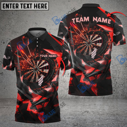 Frenzidea Thunder Rising Darts Personalized Name, Team Name 3D Shirt (6 Colors)
