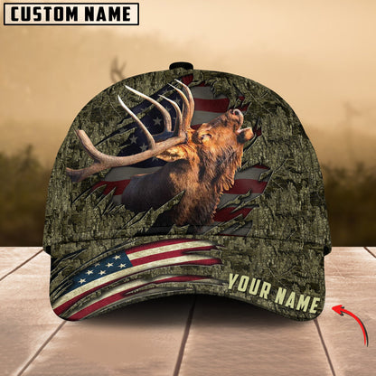Frenzidea Premium Elk Hunting Personalized Cap