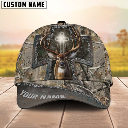 Frenzidea Cross Hunting Deer Multicolor Personalized Cap