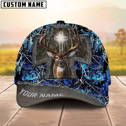 Frenzidea Cross Hunting Deer Multicolor Personalized Cap