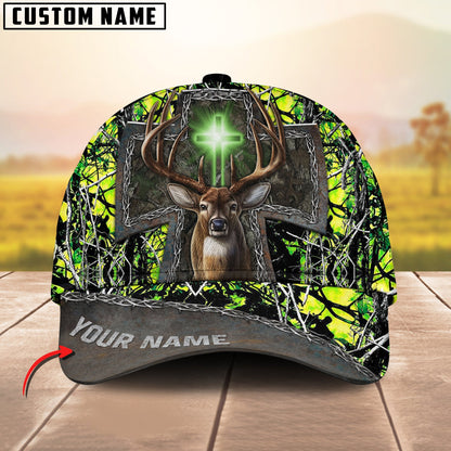 Frenzidea Cross Hunting Deer Multicolor Personalized Cap
