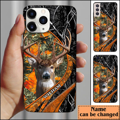 Frenzidea Deer Hunting Personalized Name Multicolor Phone Case (6 colors)