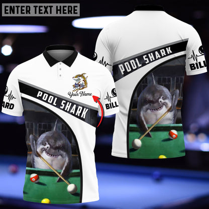 Frenzidea Pool Shark Billiard Personalized Unisex Shirt