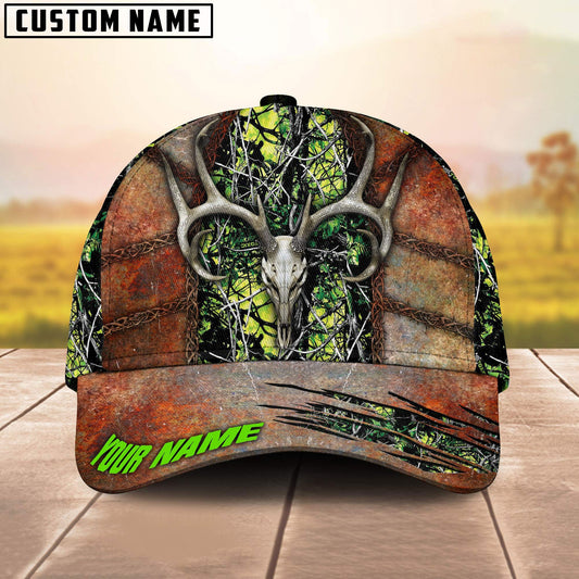 Frenzidea Skull Deer Hunting Steel Pattern Personalized Cap