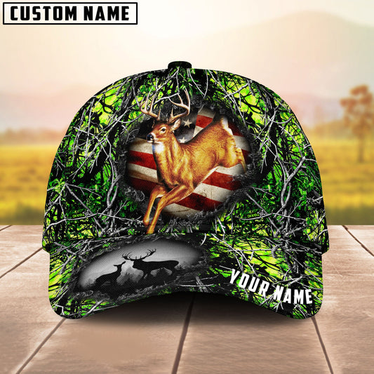 Frenzidea Epic Deer Hunting Art Personalized Cap