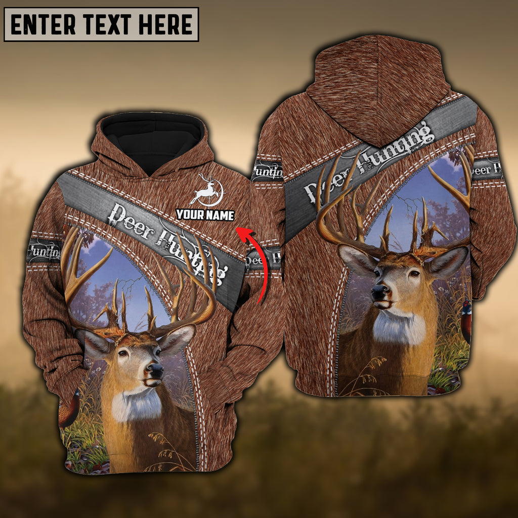 Frenzidea Deer Hunting Custom Name 3D Shirts