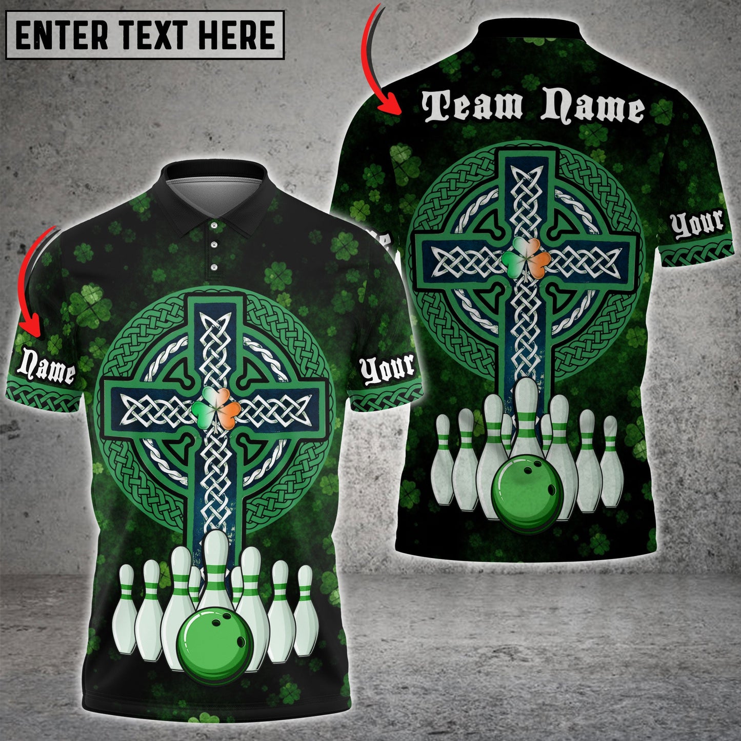 Frenzidea Bowling Irish Personalized Shirt