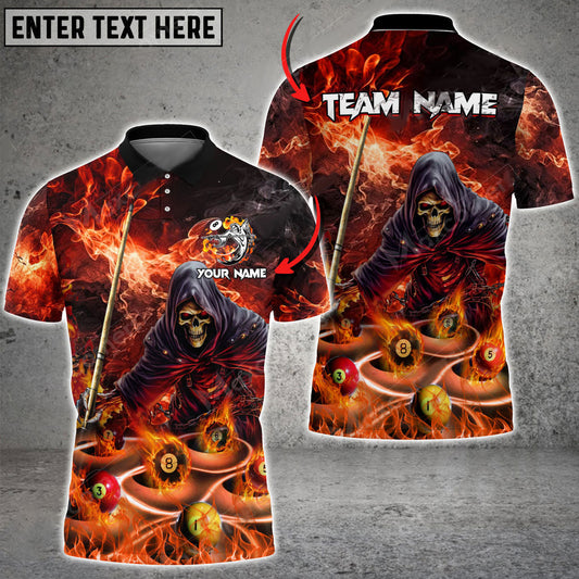 Frenzidea Billiards Lord Of Hell Personalized Name, Team Name Unisex Shirt ( 4 Colors )