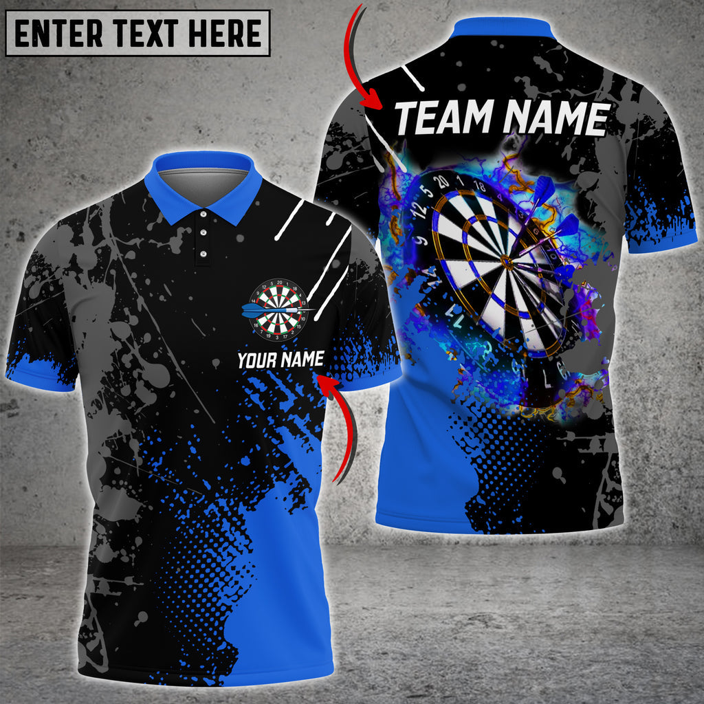 Frenzidea Darts Paint Style Personalized Name 3D Shirt (3 Colors)