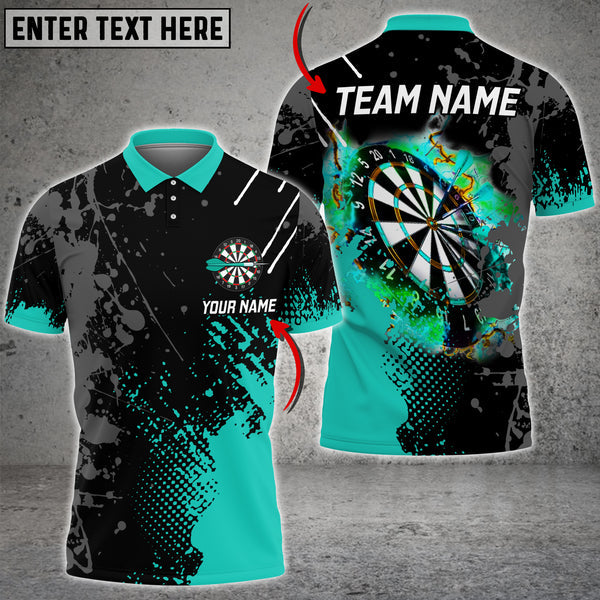 Frenzidea Paint Style Darts Personalized Name, Team Name 3D Shirt (4 Colors)