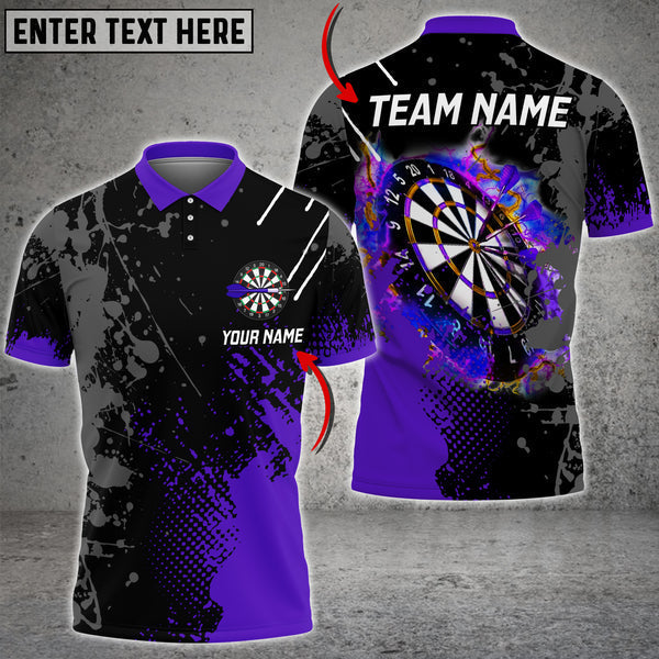 Frenzidea Paint Style Darts Personalized Name, Team Name 3D Shirt (4 Colors)