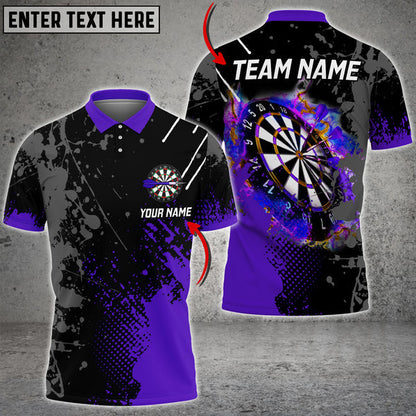 Frenzidea Paint Style Darts Personalized Name, Team Name 3D Shirt (4 Colors)