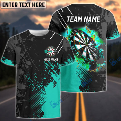 Frenzidea Darts Paint Style Personalized Name 3D Shirt (3 Colors)