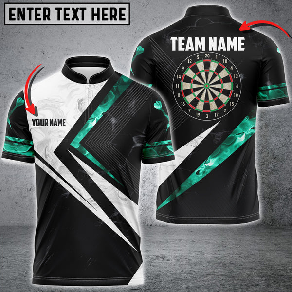Frenzidea Red White Smoke Darts Personalized Name, Team Name 3D Shirt (4 Colors)