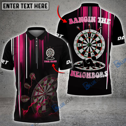 Frenzidea Darts Sexy Personalized Name 3D Shirt