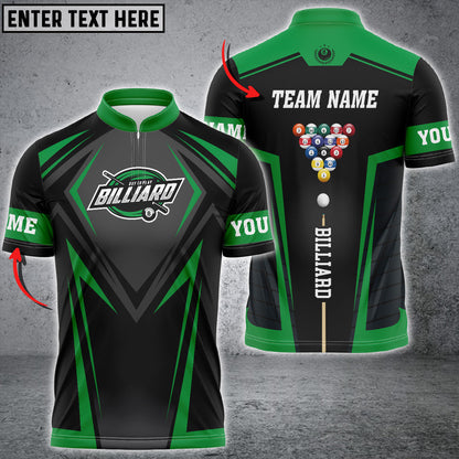 Frenzidea Billiards Personalized Name, Team Name Unisex Shirt ( More Color Options )