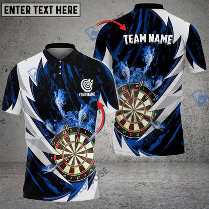 Frenzidea Fire Thunderstorm  Darts Personalized Name, Team Name 3D Shirt (6 Colors)