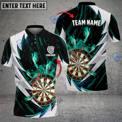 Frenzidea Fire Thunderstorm  Darts Personalized Name, Team Name 3D Shirt (6 Colors)