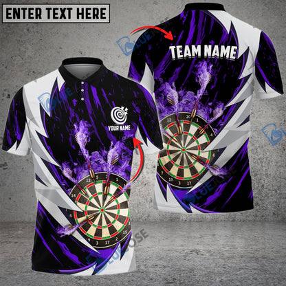 Frenzidea Fire Thunderstorm  Darts Personalized Name, Team Name 3D Shirt (6 Colors)