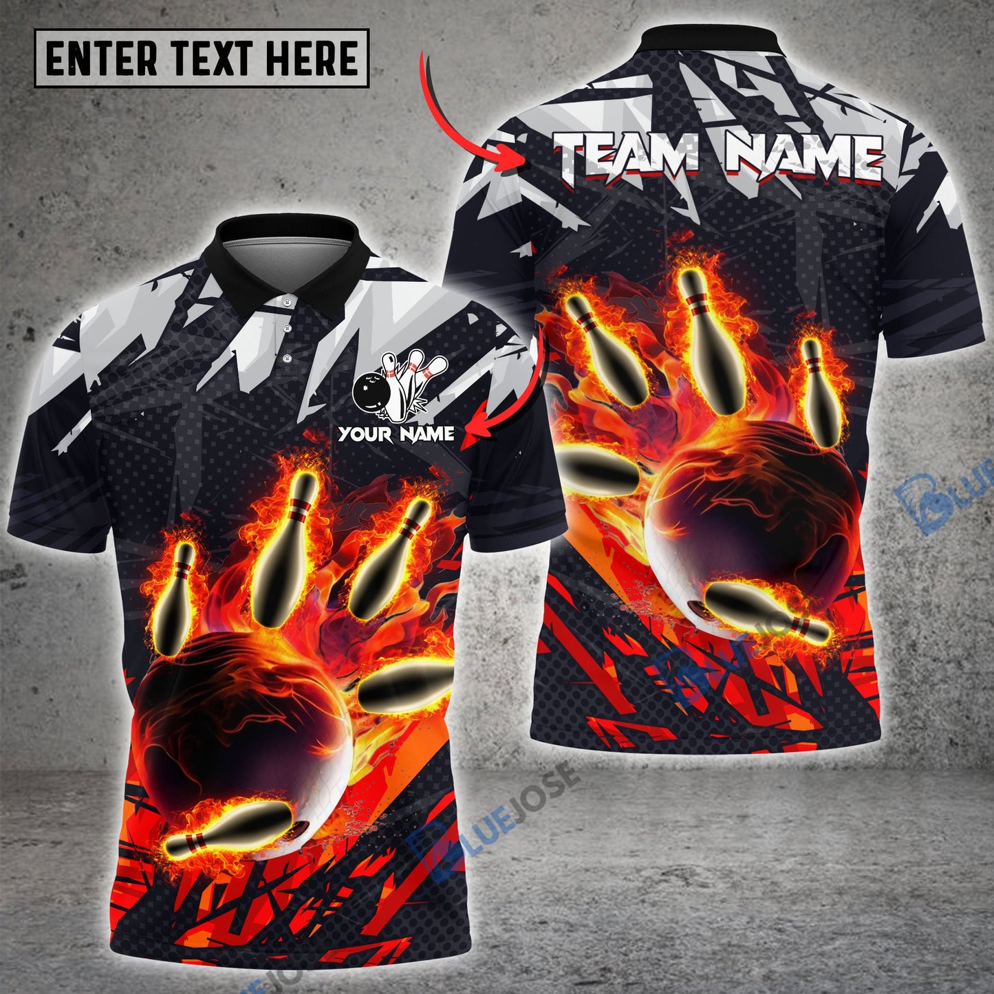 frenzidea Bowling And Pins Ares Heat Customized Name 3D Shirt (4 Colors)