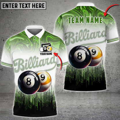 Frenzidea Billiards Ball 8,9 Event Horizon Personalized Name, Team Name Unisex Shirt ( 6 Colors )