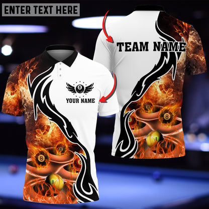 Frenzidea Billiards Artist Personalized Name 3D Shirt