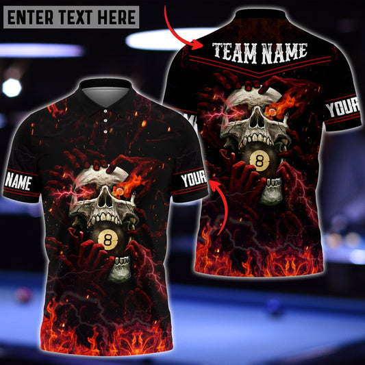 Frenzidea Billiards Whiz Personalized Name 3D Shirt