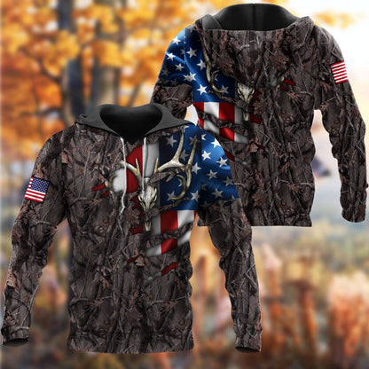 frenzidea Hunting Pattern 3D Hoodie