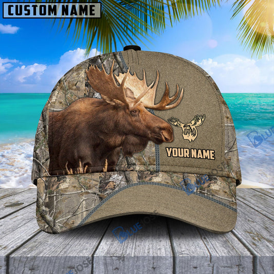 frenzidea Moose Hunting Classic Pattern 3D Personalized Cap