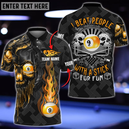 Frenzidea Cue Billiards 9 Ball Expert Personalized 3D Shirt