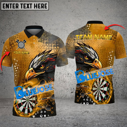 Frenzidea Darts Classic Eagle Personalized Name, Team Name 3D Shirt ( 5 Colors)