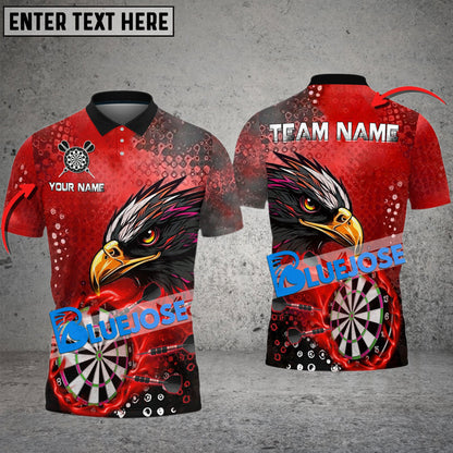 Frenzidea Darts Classic Eagle Personalized Name, Team Name 3D Shirt ( 5 Colors)