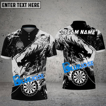 Frenzidea Darts Legend Of The Dragon God Personalized Name, Team Name 3D Shirt (6 Colors)