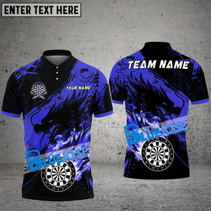 Frenzidea Darts Legend Of The Dragon God Personalized Name, Team Name 3D Shirt (6 Colors)