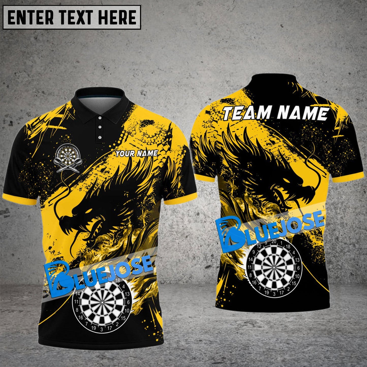 Frenzidea Darts Legend Of The Dragon God Personalized Name, Team Name 3D Shirt (6 Colors)