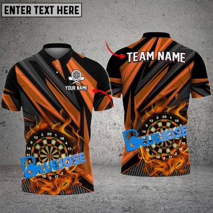Frenzidea Darts Laser Fire Personalized Name, Team Name 3D Shirt ( 6 Colors)