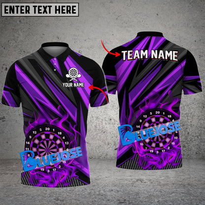 Frenzidea Darts Laser Fire Personalized Name, Team Name 3D Shirt ( 6 Colors)