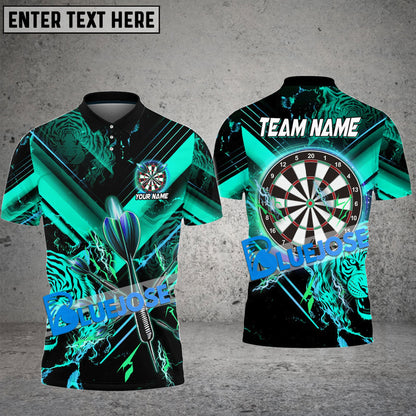 Frenzidea Darts Tiger Legend Personalized Name, Team Name 3D Shirt ( 6 Colors)