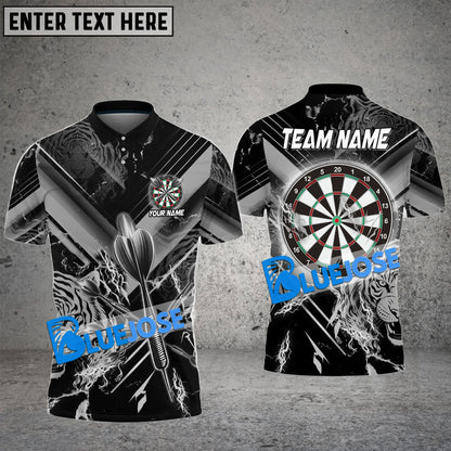 Frenzidea Darts Tiger Legend Personalized Name, Team Name 3D Shirt ( 6 Colors)