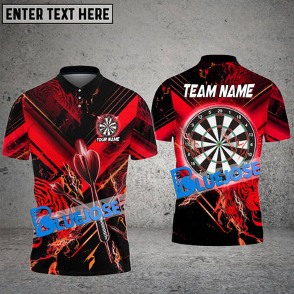 Frenzidea Darts Tiger Legend Personalized Name, Team Name 3D Shirt ( 6 Colors)