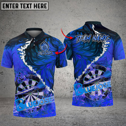 Frenzidea Darts Volcanic Lava Personalized Name, Team Name 3D Shirt (6 Colors)