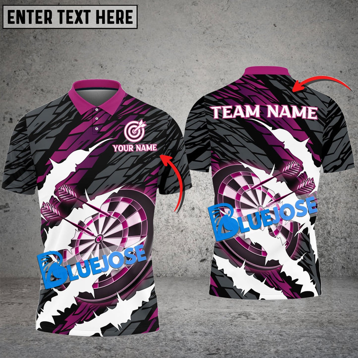 Frenzidea Darts Scratching Personalized Name, Team Name 3D Shirt ( 6 Colors)