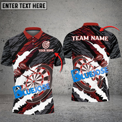 Frenzidea Darts Scratching Personalized Name, Team Name 3D Shirt ( 6 Colors)